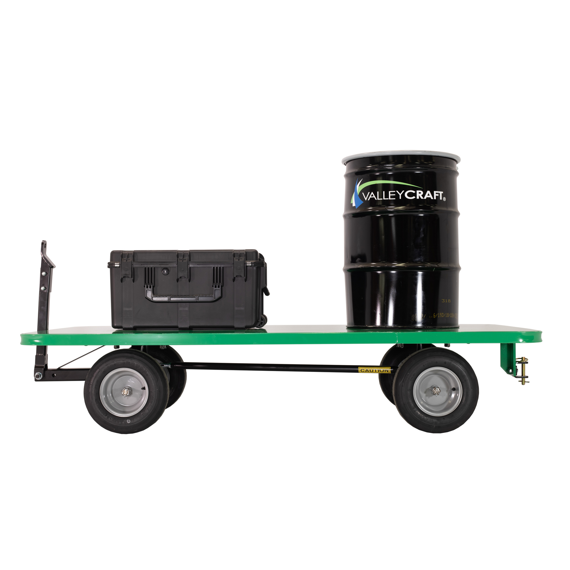 Valley Craft, Quad-Steer Trailer, Load Capacity 1000 lb, Deck Length 5 ft, Deck Width 3 ft, Model# F89321
